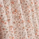Viyela with Coral and Terracotta Floral Printed Fabric - Ribes y Casals