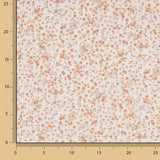 Viyela with Coral and Terracotta Floral Printed Fabric - Ribes y Casals