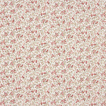 Red and Maroon Printed Floral Viyela - Ribes y Casals
