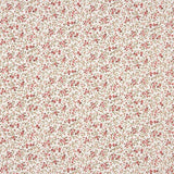 Red and Maroon Printed Floral Viyela - Ribes y Casals