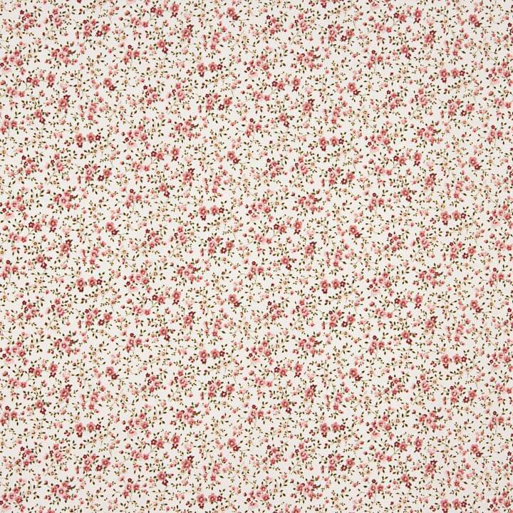 Red and Maroon Printed Floral Viyela - Ribes y Casals