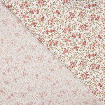 Red and Maroon Printed Floral Viyela - Ribes y Casals