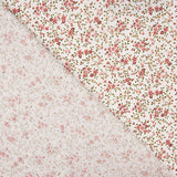 Red and Maroon Printed Floral Viyela - Ribes y Casals