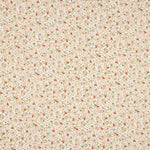 Coral and Green Printed Viyela - Ribes y Casals