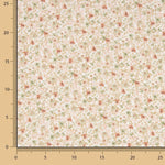 Coral and Green Printed Viyela - Ribes y Casals