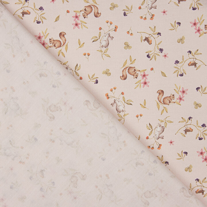 Pink Wildlife Printed Viyela - Ribes y Casals