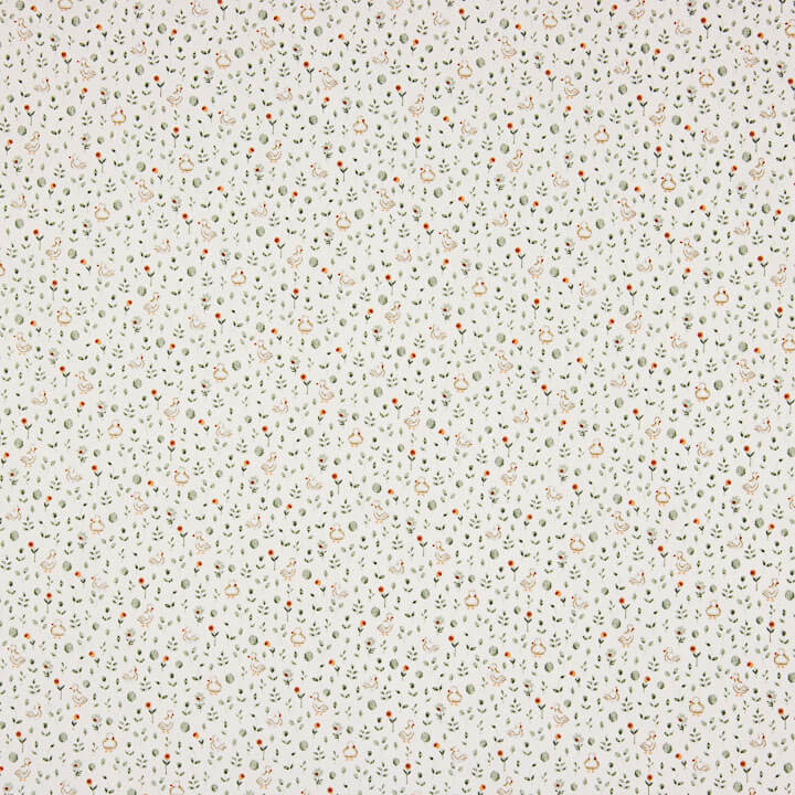 Natural Floral Poplin - Ribes y Casals
