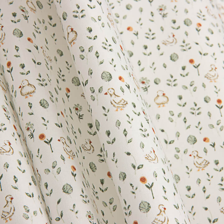 Natural Floral Poplin - Ribes y Casals