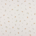 Dotted Swiss Muslin with Little Bears and Floral Designs - Ribes y Casals