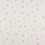 Dotted Swiss Muslin with Little Bears and Floral Designs - Ribes y Casals