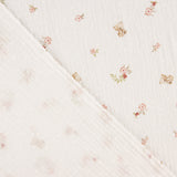 Dotted Swiss Muslin with Little Bears and Floral Designs - Ribes y Casals