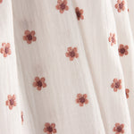 Embroidered Coral Floral Bámbula - Ribes y Casals