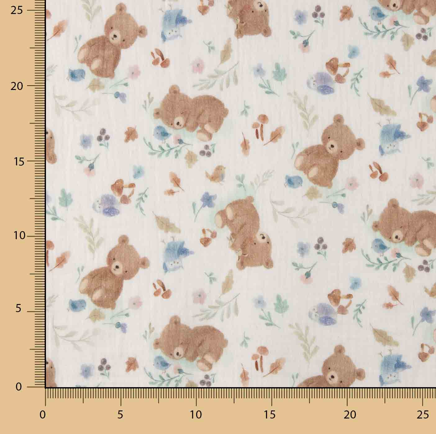 Children's Double Gauze ‘Forest Bears’ - Ribes y Casals