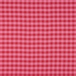 Pink and Red Checks on Cotton Fabric T-shirt - Ribes y Casals