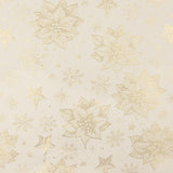 Jacquard cotton canvas with gold Lurex and Easter floral patterns - Ribes y Casals