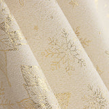 Jacquard cotton canvas with gold Lurex and Easter floral patterns - Ribes y Casals