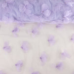 Lilac Tulle with 3D Floral Patterns and Pearls - Ribes y Casals