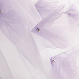 Lilac Tulle with 3D Floral Patterns and Pearls - Ribes y Casals