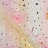 Rainbow Fairy Sky Tulle with 3D Floral Elements and Stars - Ribes y Casals