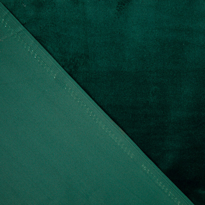 Dark Green Deco Polyester Velvet - Ribes y Casals