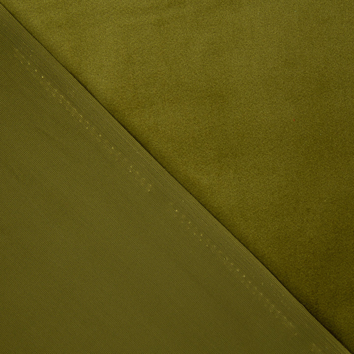 Olive Green Deco Polyester Velvet - Ribes y Casals