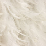White Viscose Fabric with Feathers - Ribes y Casals