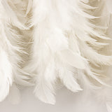 White Viscose Fabric with Feathers - Ribes y Casals