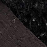 Black Viscose Fabric with Feathers - Ribes y Casals