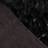 Black Viscose Fabric with Feathers - Ribes y Casals