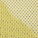 Yellow Net Fabric with Silver Rhinestones - Ribes y Casals