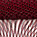 Maroon Net Fabric with Black Rhinestones - Ribes y Casals