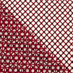 Maroon Net Fabric with Black Rhinestones - Ribes y Casals