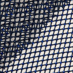 Navy Blue Net Fabric with Shiny Blue Rhinestones - Ribes y Casals