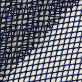 Navy Blue Net Fabric with Shiny Blue Rhinestones - Ribes y Casals