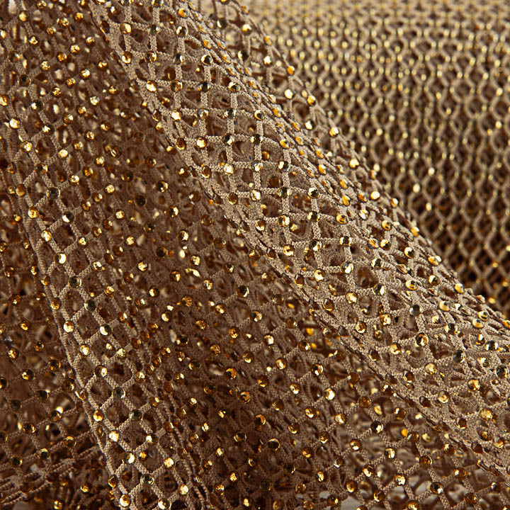 Camel-coloured with Gold Rhinestones - Ribes y Casals