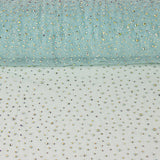 Light Blue Tulle with Iridescent Beading - Ribes y Casals