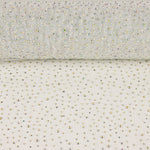 White Tulle with Iridescent Beading - Ribes y Casals