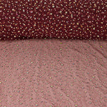 Burgundy Tulle with Iridescent Beading - Ribes y Casals