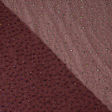 Burgundy Tulle with Iridescent Beading - Ribes y Casals