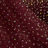 Burgundy Tulle with Iridescent Beading - Ribes y Casals