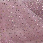 Pale Pink Tulle with Iridescent Beading - Ribes y Casals