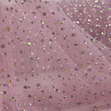 Pale Pink Tulle with Iridescent Beading - Ribes y Casals