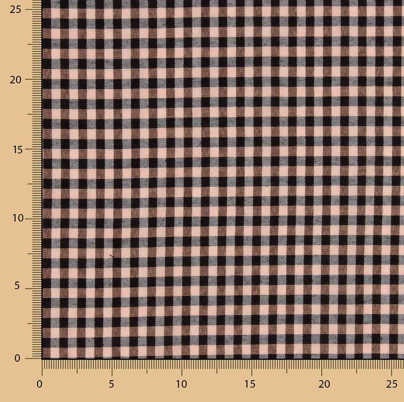 Checked Scarf Fabric with Checks - Ribes y Casals