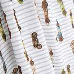 Printed Cotton Fabric Bed Sheet with Racing Cars - Ribes y Casals