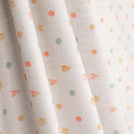 Cotton Fabric Sheet with Stars and Polka Dots Print - Ribes y Casals