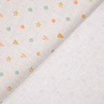 Cotton Fabric Sheet with Stars and Polka Dots Print - Ribes y Casals