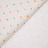 Cotton Fabric Sheet with Stars and Polka Dots Print - Ribes y Casals