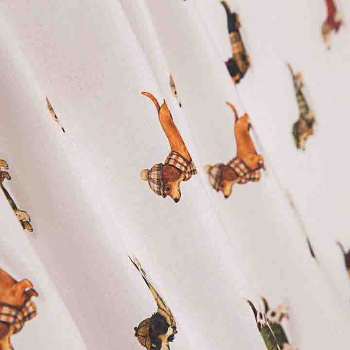 Cotton Fabric Sheet with Puppy Print - Ribes y Casals