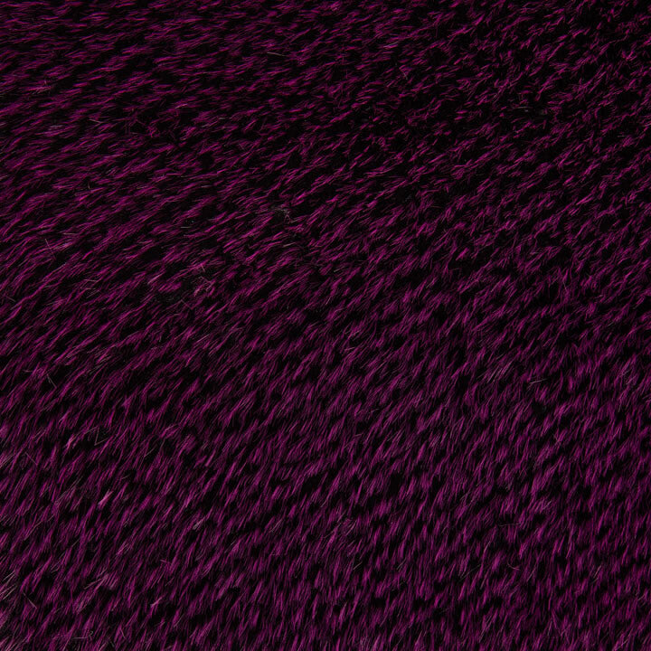 Long Pile Fox-Effect Hair: Zafira Fuchsia and Black - Ribes y Casals