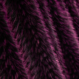 Long Pile Fox-Effect Hair: Zafira Fuchsia and Black - Ribes y Casals